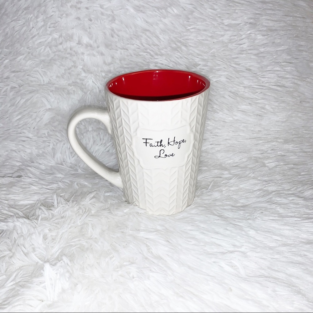 NWT “Faith, Hope, Love” Mug